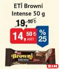ETİ BROWNİ INTENSE KEK 50 G